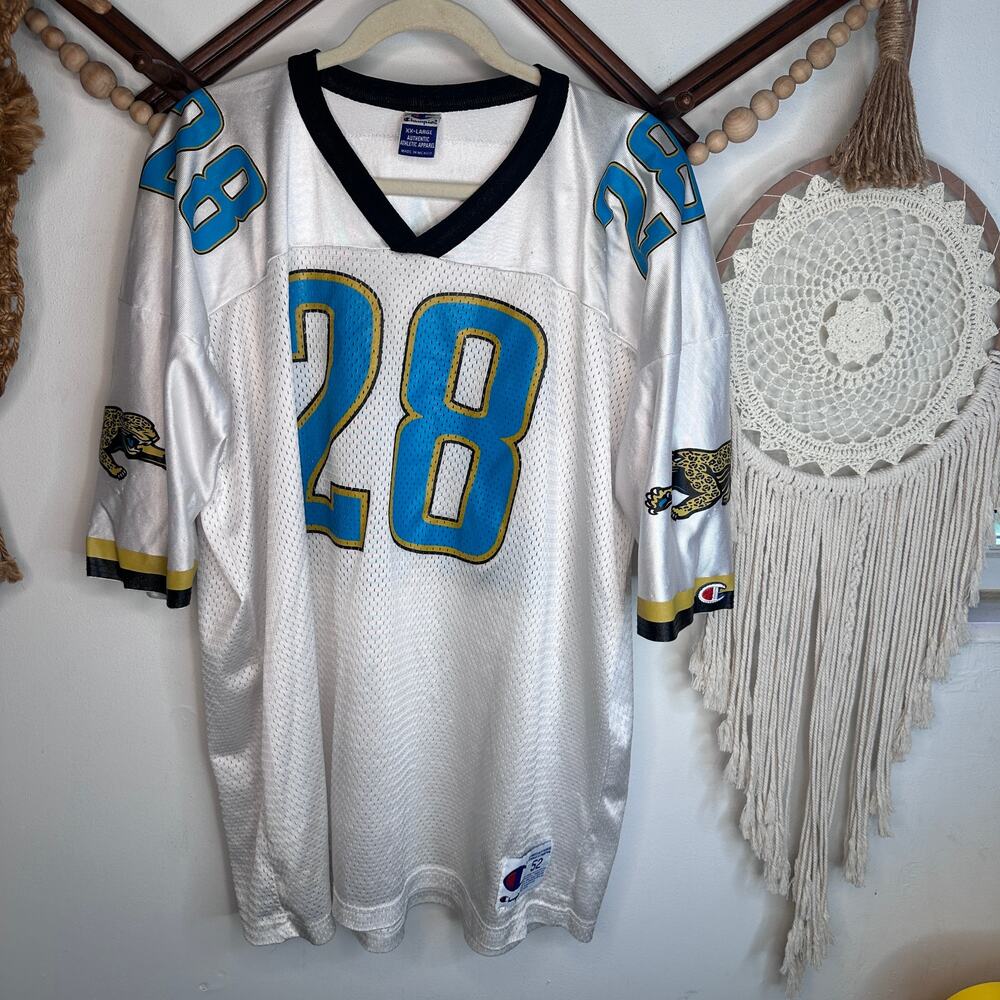 Vintage Champion 1990s Fred Taylor Jacksonvills Jags Jaguars Jersey